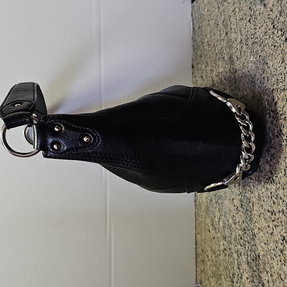 Michael Kors Black Leather Hobo Bag
